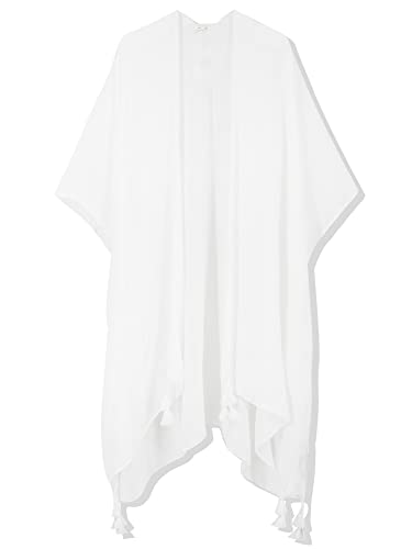 Kimonos for Women Swimsuit Coverups Beach Cover Up Swimwear Cardigan Summer - color: Off-white