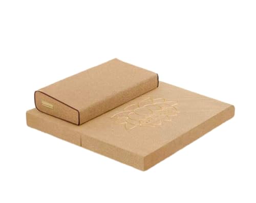 Square Handcrafted Meditation Mat,Portable Foldable Floor Cushion Outdoor Coconut Fibre Linen Yoga Cushion(Size:70x70cm(28x28inch),Color:Beige-1) - color: Beige-1, size: 70x70cm(28x28inch)
