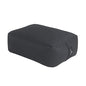 Hugger Mugger Zen Meditation Cushion - Wider Base, Use Horizontally or Vertically, Buckwheat Filled, Durable Fabric, Handmade in USA - color: Gray