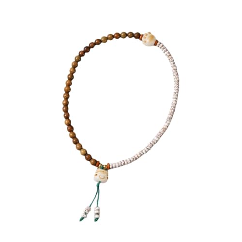 Natural Star Moon Bodhi Bracelet for Women Men Double-loop Winding Star Moon Bead Bracelet Meditatioon Healing Anxiety Relief Energy Buddha Bead Bracelets Birthday Gift - color: Bodhi 71