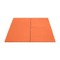 ECR4Kids SoftZone Play Patch Activity Mat Squares, Modular Playmat, Orange, 4-Pack - color: Orange