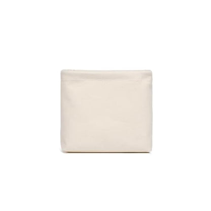 Foldable Storage Bins with Lids Cotton Canvas Rectangular Storage Box Ideal for Organization Lightweight and Durable (5.12 x 5.12 x 4.72) - size: 5.12 x 5.12 x 4.72"