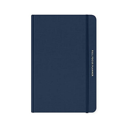 Full Focus Navy Linen Planner by Michael Hyatt - The #1 Daily Planner to Increase Focus, Eliminate Overwhelm, and Achieve Your Biggest Goals - Hardcover - color: Navy