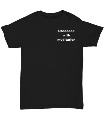 Meditation, Yoga Shirt Men and Women, Meditation Shirt, Yoga Gifts, Yoga Teacher Gifts, Relax Gifts for Her for Him - size: 3X-Large