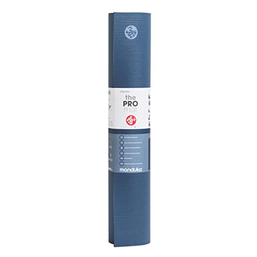 Manduka PRO Yoga Mat - 6mm | Lifetime Durability | Hygienic Construction | Premium Studio Quality | Teacher Approved - color: Odyssey, size: 85" x 26"