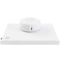 Mindful Modern Meditation Cushion & Zabuton Meditation Mat Bundle - 100% Cotton Meditation Cushion Set for Yoga - Buckwheat Zafu Floor Pillow Rectangular Mat - Removable Cover - Classic White Color