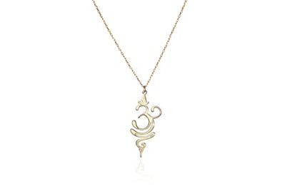 Handmade Breathe Necklace - 925 Sterling Silver Breathe Necklace - Yoga Jewelry - Yoga Necklace - Necklace For Women - Gift For Women - color: Silver