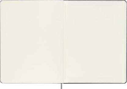 Moleskine Smart Notebook, Smart Writing System, Digital Notepad with Hard Cover, Ruled Pages and Elastic Closure, Size Extra Large 19 x 25 cm, Colour Black