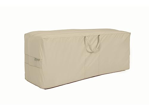 Covermates Cushion Storage Bag - Weather Resistant Polyester, Weather Resistant, Water Resistant Zipper, Cover Accessories, 75W x 18D x 26H, Khaki - color: Elite Khaki Polyester, size: 75W x 18D x 26H