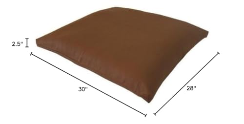 Round Zafu and Zabuton Meditation Cushion Set (2pc) - color: Cinnamon