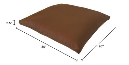 Round Zafu and Zabuton Meditation Cushion Set (2pc) - color: Cinnamon