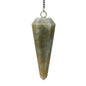 Amazing Gemstone Chrysoberyl Cats Eye Crystal Pendulum for Divination - Certified Dowsing Crystals and Healing Stones for Chakra Balancing and Meditation - Enhance Reiki Spiritual Growth - color: Chrysoberyl Cats Eye
