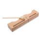 Kisangel Wooden Frog Instrument with Mallets Light Yellow Percussion Block for Adults Ergonomic Design for Comfortable Handling for Musical Education and Events