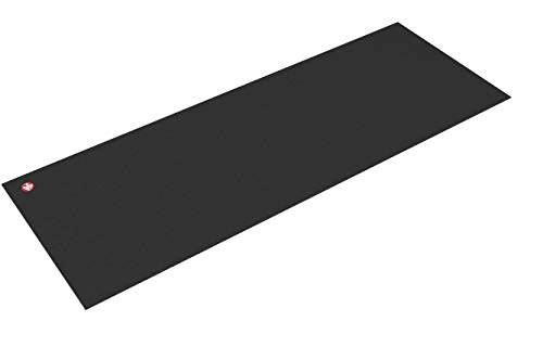 Manduka PRO Yoga Mat - 6mm | Lifetime Durability | Hygienic Construction | Premium Studio Quality | Teacher Approved - color: Black, size: 71" x 26"