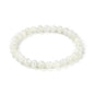 Adabele 1pc Natural Stretch Gemstone Bracelet 6mm (0.24 Inch) Bead 7" 7.5" 8 inch Healing Crystal Quartz Energy Chakra Jewelry Women Birthday Gift - color: Blue Flash Moonstone, size: 7 inch