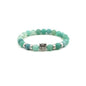 Fuqimanman2020 Natural agate Rock Owl Stretch String Healing Crystal Bracelet Energy Beaded Bracelet Set 8mm Women Gifts - color: Green weathered agate