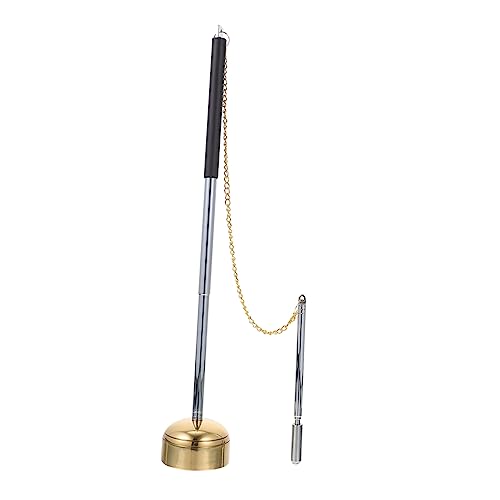 Garneck Telescopic Meditation Sound Chime Handbell Instrument for Compact Dharma Ritual Utensil for Temple Use Lightweight Buddha Accessory Stress Relief Tool