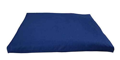 Kapok Zafu, Zabuton and Support Meditation Cushion Set (3pc) - color: Royal Blue