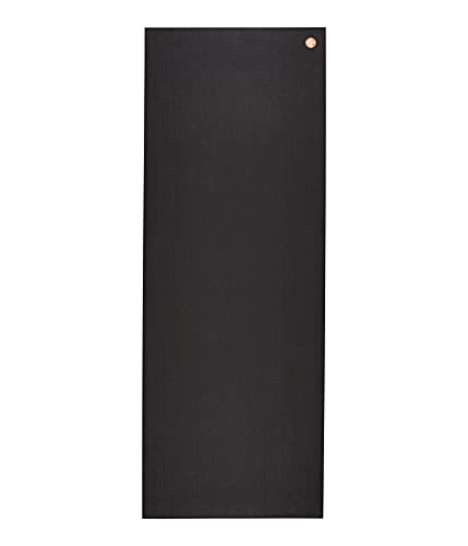 Manduka PRO Yoga Mat - 6mm | Lifetime Durability | Hygienic Construction | Premium Studio Quality | Teacher Approved - color: Black, size: 68" x 26"