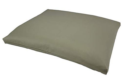 Kapok Zafu, Zabuton and Support Meditation Cushion Set (3pc) - color: Sand
