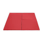 ECR4Kids SoftZone Play Patch Activity Mat Squares, Modular Playmat, Red, 4-Pack - color: Red