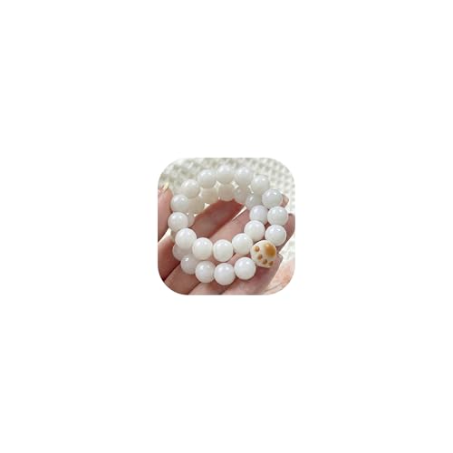 Bodhi Fidget Bracelet Anxiety Relief Items Bodhi Seed Beads, Elastic Wristband Meditation Yoga Mindfulness Worry Beads, Birthday Gift for Her for Women, White Dot Print Stackable Jewelry - color: A2:Cat Paw Bracelet