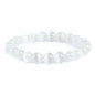Natural Energy Healing Stone Charm Bracelet 8mm Natural Energy Healing Lava Rock Bracelet - Unisex - color: ZLY-White Cat Eyes