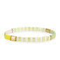 Tila Beaded Stretch Strand Bracelets for Women, Cute Boho Stackable Handmade Colorful Mixed Flat Square Beads Elastic Beach Surfer Bracelet Trendy Jewelry Friend Gift - color: 0901J