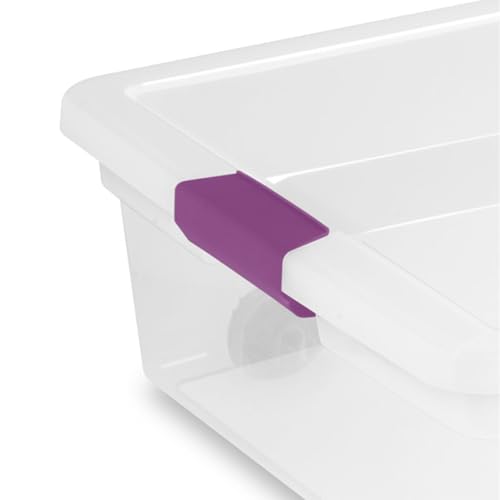 Sterilite 12-Pack ClearView Latch Box, Wheeled Underbed Organizer Bins for Home, 60 Quart - size: 12 Pack, style: 60 Quart
