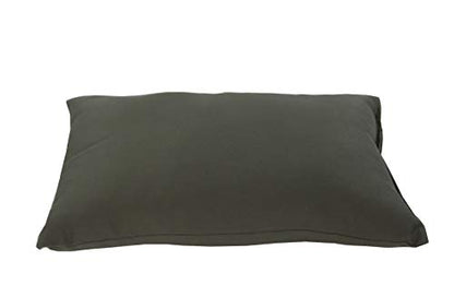 Buckwheat Zafu, Zabuton and Support Meditation Cushions Set (4Pc) - color: Olive