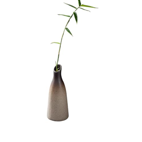 1pc 12.6cm Zen Meaning Rough Ceramic Vase Ceramic Living Room Decoration Ornaments