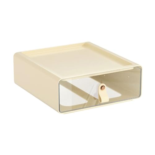 HBJWOV Desktop Storage Box With Lid Sundries Kitchen Organizer Toy Storage Baskets Home Supplies(D) - color: D