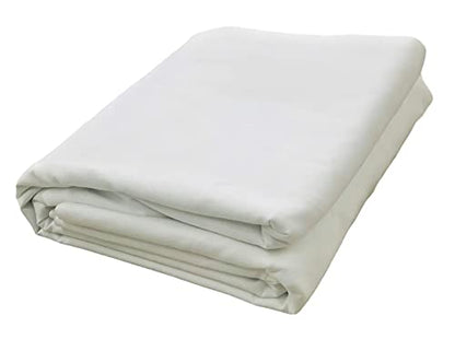 AK TRADING CO. Muslin Fabric/Textile Bleached - Draping Fabric - Bleached White 1 Yard Medium Weight - 100% Cotton (60in. Wide) - color: Bleach White, size: 1 Yard