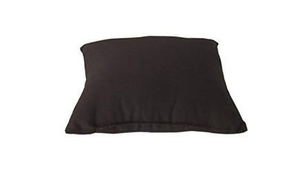 Kapok Zafu, Zabuton and Support Meditation Cushion Set (3pc) - color: Brown