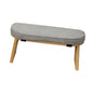 Meditation Bench Prayer Bench Removable Ergonomic Foldable Bamboo Kneeling Stool Stool for Office Bedroom Tea Ceremony(Light Grey)