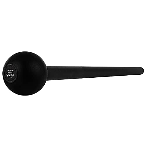 Retrospec Revolve Steel Macebell for Strength Training, Rehabilitation, Stretching, Conditioning and Rotational Training - 5, 7, 10, 15, 20, 30lb Options for Women & Men