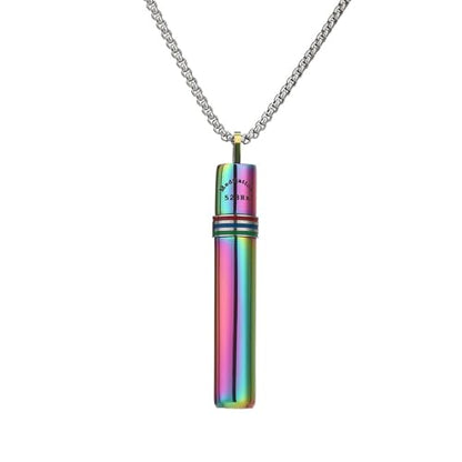 528 hz Breathing Necklace, Anxiety Necklace, 528 hz Whistle Breathing Necklace for Meditation Tuning Tools, Mindful Calming Stress Relief for Women, Men - color: Multi color