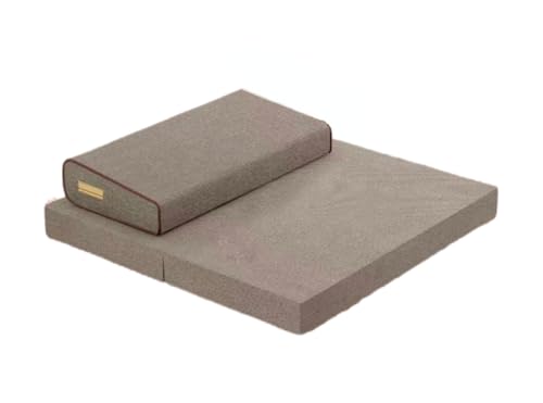 Meditation Cushion Set,Floor Pillows Seating for Adults Meditation,Large Rectangular Zen Pad and Foldable Square Floor Pillows,Yoga Mats,Washable Cover(Size:60x60cm(24x24inch),Color:Gray1) - color: Gray1, size: 60x60cm(24x24inch)