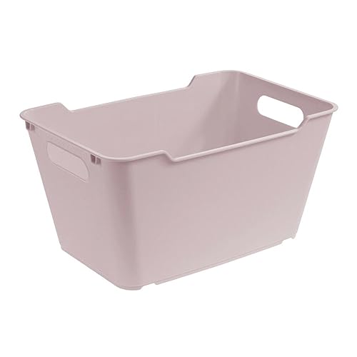 Keeeper Storage Box with Textured Surface, Plastic, Grey, 6 l - color: Gray, size: 6 l
