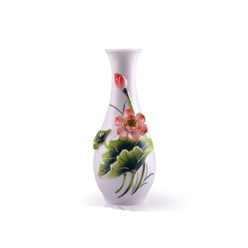 Room Decor Ceramic Vase Ornaments Living Room Countertop Flower Arrangement Creative Porcelain New Chinese Zen Style Dining Table Centerpiece Decor
