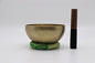 Handicraft Nepal Tibetan Handmade Singing Bowl 8'' for Yoga Meditation with Silk Cushion Made from Nepal
