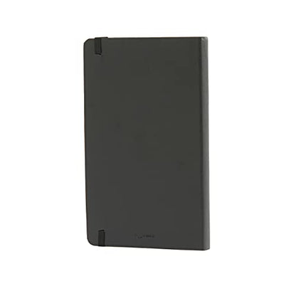 Amazon Basics Classic Lined Writing Notebook for Note Taking and Journaling, Hardcover with Elastic Closure, 240 Pages, 5" x 8.25", Black - size: 1 Pack, style: Ruled