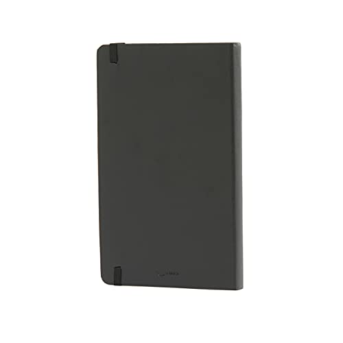 Amazon Basics Classic Lined Writing Notebook for Note Taking and Journaling, Hardcover with Elastic Closure, 240 Pages, 5" x 8.25", Black (Pack of 2) - size: 2 Pack, style: Ruled