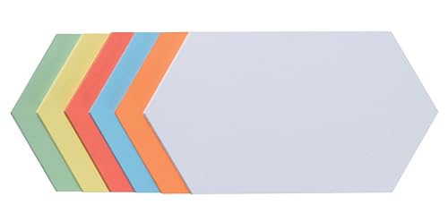 5 Star Assorted Prompt Cards Honeycomb 16.5 x 29.7 cm 130 g/m² Pack of 250 - size: 250 Stück