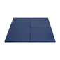 ECR4Kids SoftZone Play Patch Activity Mat Squares, Modular Playmat, Navy, 4-Pack - color: Navy