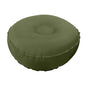 Inflatable Yoga Cushion, Portable Meditation Seat, 40D Nylon, Wear-Resisting, Quick Inflate Valve, 16x16x6 Inch, for Yoga, Fitness, Travel, Camping, (Olive green) - color: Olive green