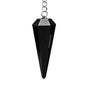 Amazing Gemstone Black Obsidian Crystal Pendulum for Divination - Certified Dowsing Crystals & Healing Stones for Chakra Balancing and Meditation - Enhance Reiki Spiritual Growth - color: Black Obsidian