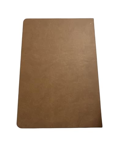 Be mindful journal Wellness Journal for Body and Mind, Brown Leather Cover with Gold Lettering