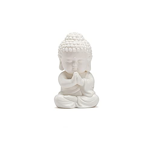 Desktop Decorations Chinese White Porcelain Creative Small Tathagata Buddha Desktop Decoration Home Living Room Office Desktop Zen Decoration Desktop Decoration