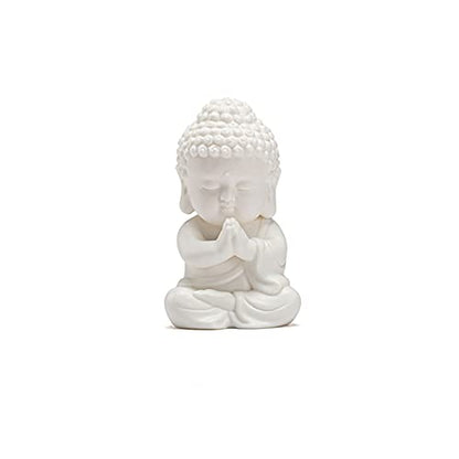 Desktop Decorations Chinese White Porcelain Creative Small Tathagata Buddha Desktop Decoration Home Living Room Office Desktop Zen Decoration Desktop Decoration